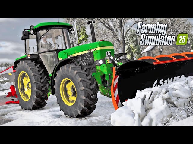 My First Snow Day in Farming Simulator 25