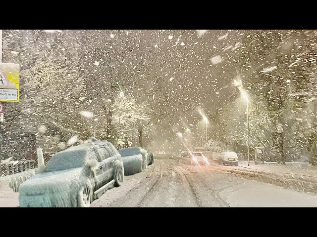 London Christmas 2022 | London Christmas Heavy Snowfall Highlights 2022