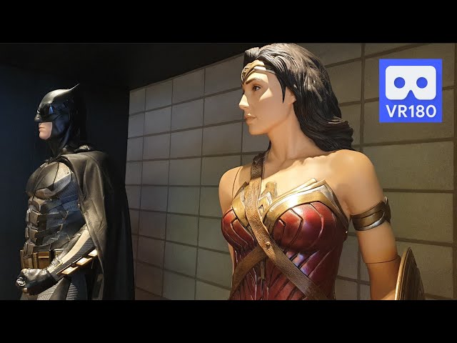 3D VR 180 4K Batman & Wonderwoman DC Comic hero