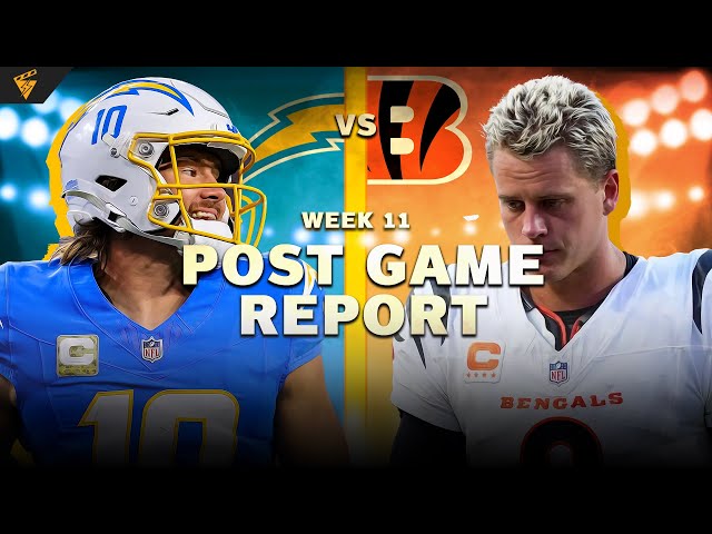 Chargers vs Bengals: "A Broken Curse" Post Game Report (2024) | Director's Cut