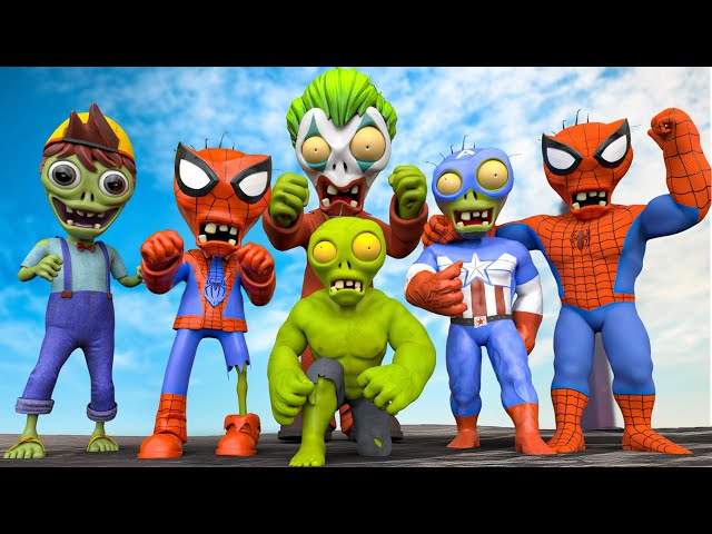 Plants vs Zombies 2 | Rescue Evolution Of Zombie SUPERHEROES Save The World | 2D 3D Animation IRL