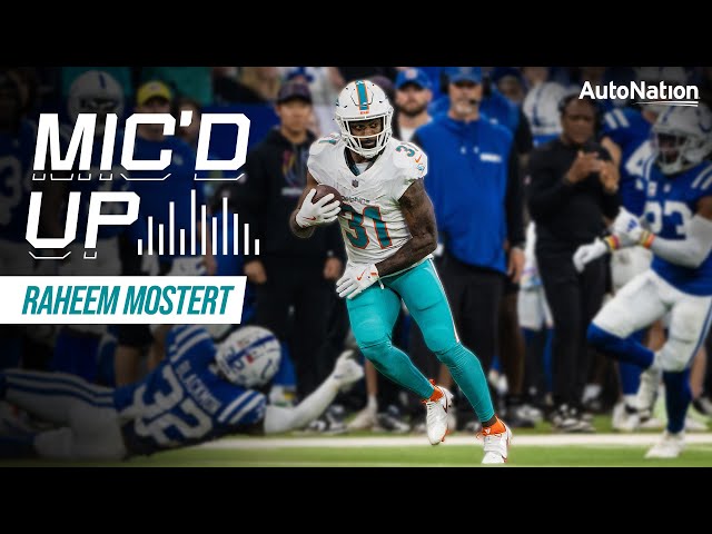 Raheem Mostert MIC'D UP during Week 7 | Miami Dolphins