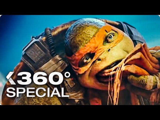 TEENAGE MUTANT NINJA TURTLES 2: 360° Pizza Scene (2016)