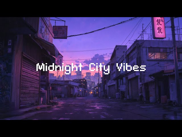 Midnight City Vibes 🌃 1980s Lofi Radio Vibes 📻 Beats To Relax / Study