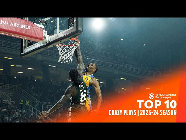 Top 10 CRAZY PLAYS - INCREDIBLE Buckets | 2023-24 Season | Turkish Airlines EuroLeague