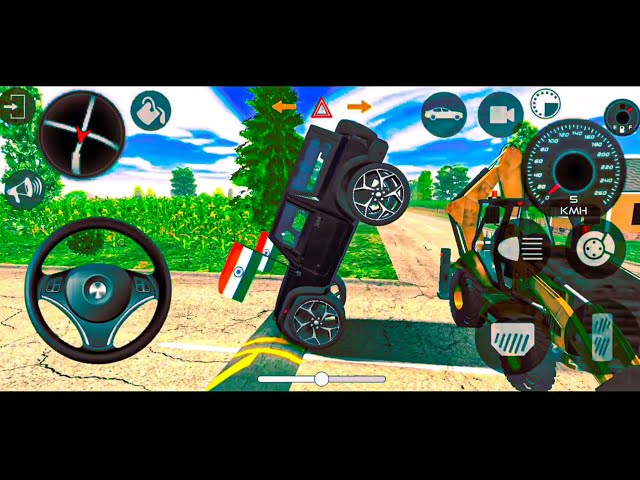 Modified Mahindra Thar Car Games: Indian Cars (Gadi Wala Game) - Car Game Android Gameplay 2024