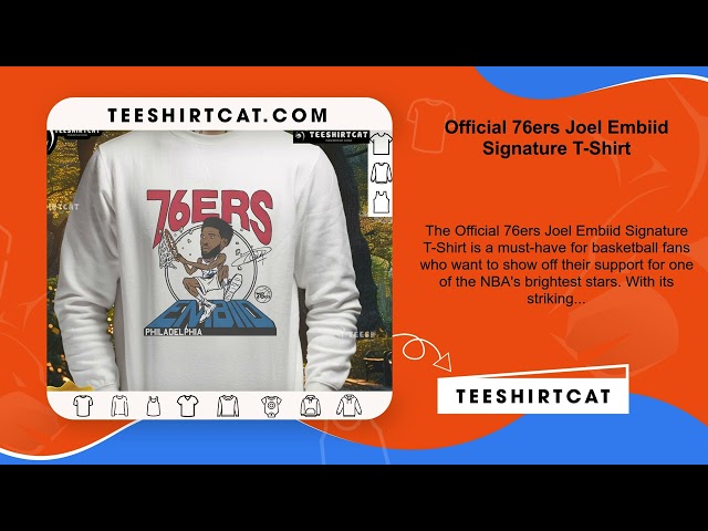 Official 76ers Joel Embiid Signature T-Shirt