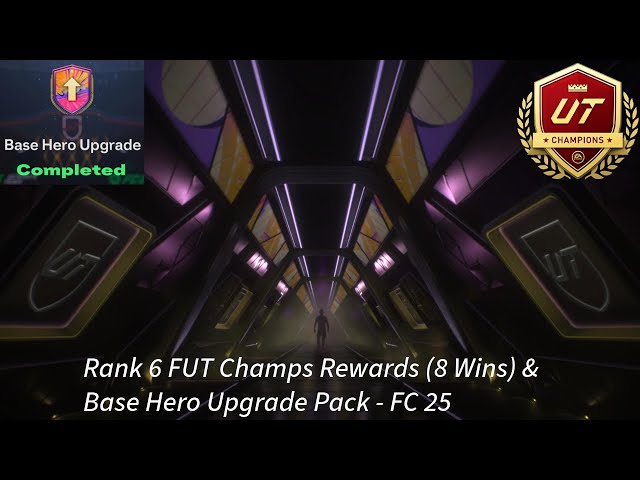 RANK 6 FUT CHAMPS REWARDS (8 WINS) - FC 25