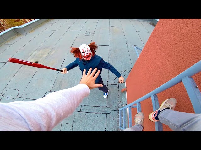 Horror Clowns VS Parkour POV | Halloween Chase III