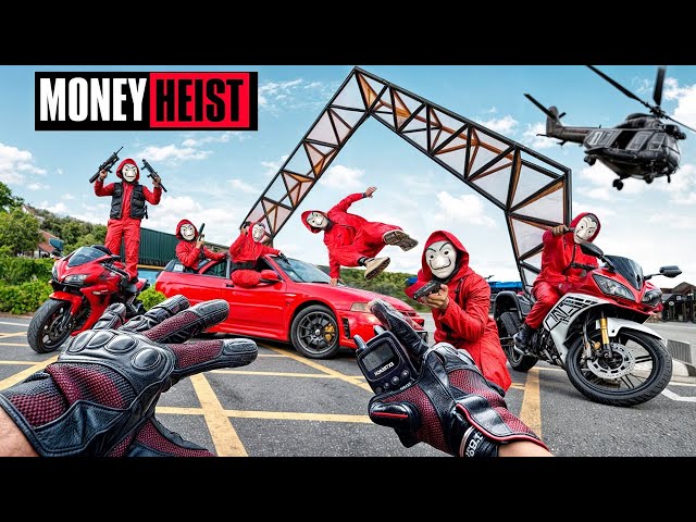 PARKOUR VS MONEY HEIST! 6 | POLICE: No ESCAPE from BAD GUYS chase (BELLA CIAO REMIX) | Epic POV