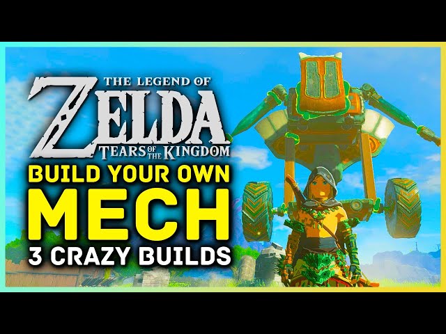 Zelda Tears Of The Kingdom 3 Crazy Builds | How To Build A Mech Building & Zonai Device Guide