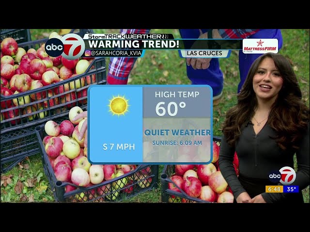 ABC-7 StormTrack Weather: Cool and comfortable Wednesday, warming trend continues