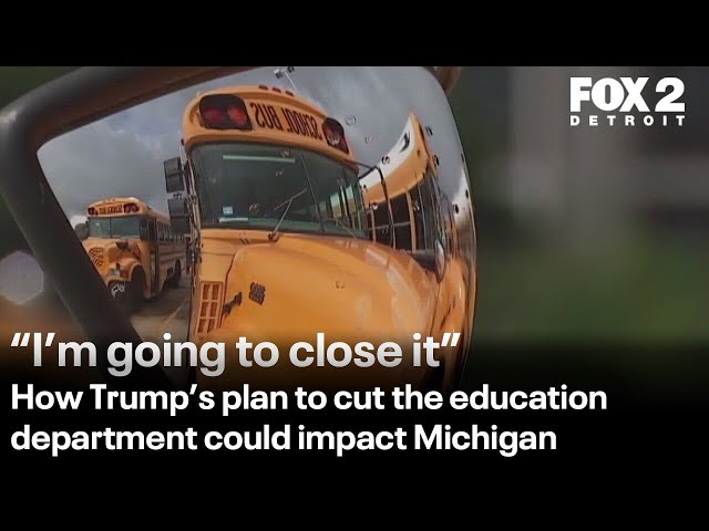 How cutting the Department of Education could impact Michigan