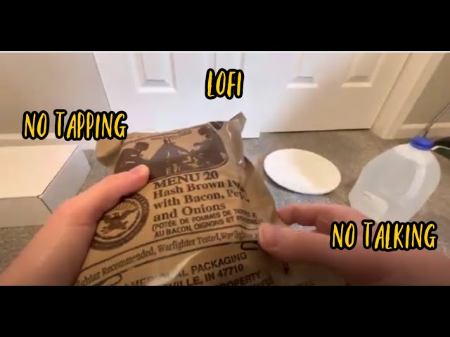 ASMR - MRE #4 (Unintentional Sounds)