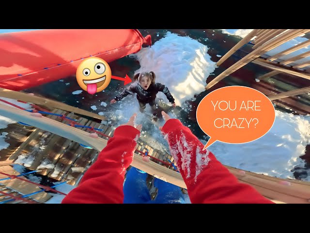 CRAZY GIRL WANTS TO BE MY GIRLFRIEND (Parkour POV Chase Comedy)@DumitruComanac