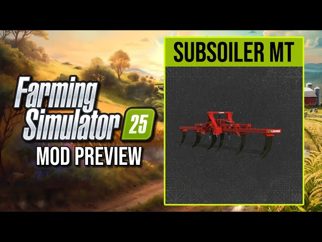 Mod Preview - Lizard Subsoiler MT 6-9-12 (by BsM) | Farming Simulator 25