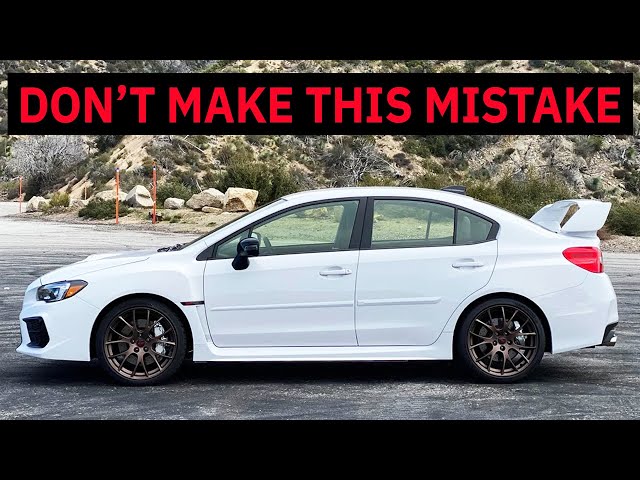 The Biggest Thing To Avoid When Buying A Used Subaru WRX or STI