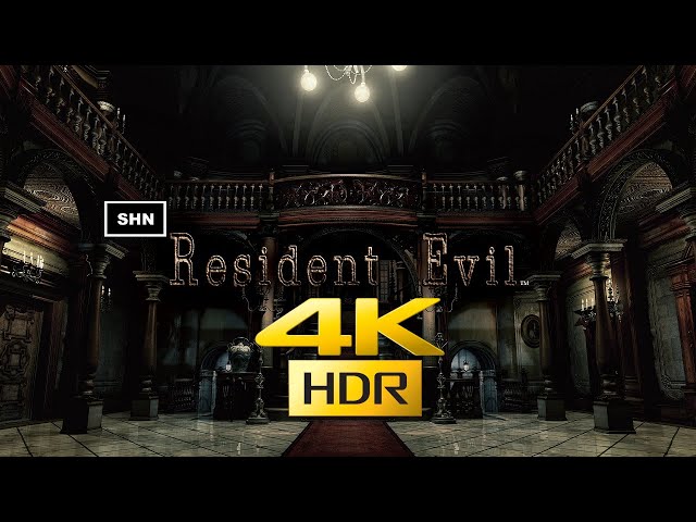 Resident Evil HD Remaster | 4K/60fps HDR | Real Survival Chris  Longplay Walkthrough  No Commentary