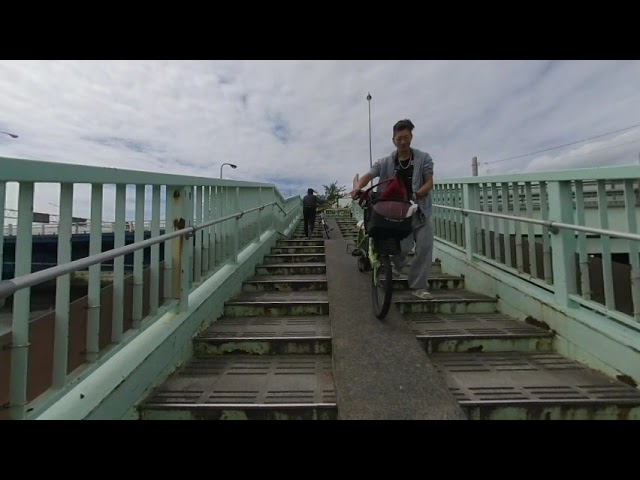 3D VR Toma River Bike Ride, Tokyo, Japan