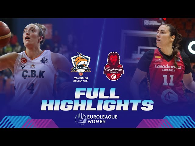 CBK Mersin v Casademont Zaragoza | Quarter-Finals | Full Game Highlights | EuroLeague Women 2023-24