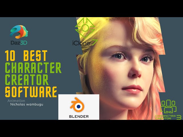 Best Character Creator Softwares- 10 Best 3D Free and Paid Animation Character Creator  Software