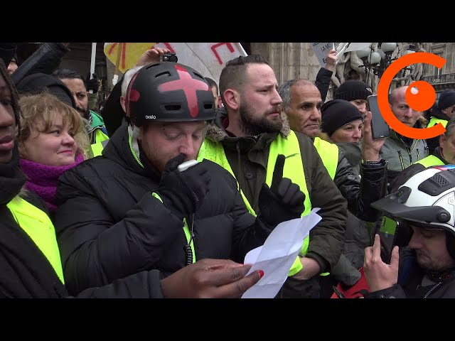 Yellow vests: press conference and tensions