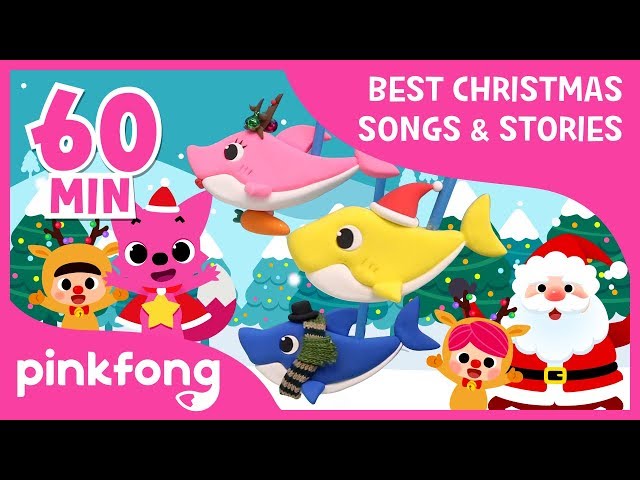 Christmas Sharks and more | Christmas Songs & Stories | +Compilation | Pinkfong Songs for Children