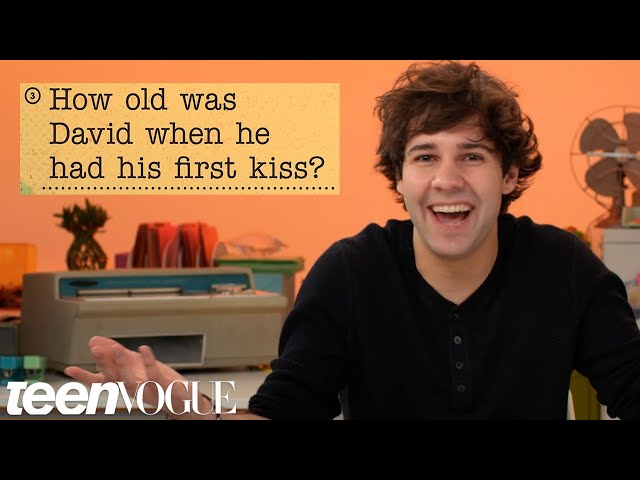 David Dobrik Guesses How 1,016 Fans Responded to a Survey About Him | Teen Vogue