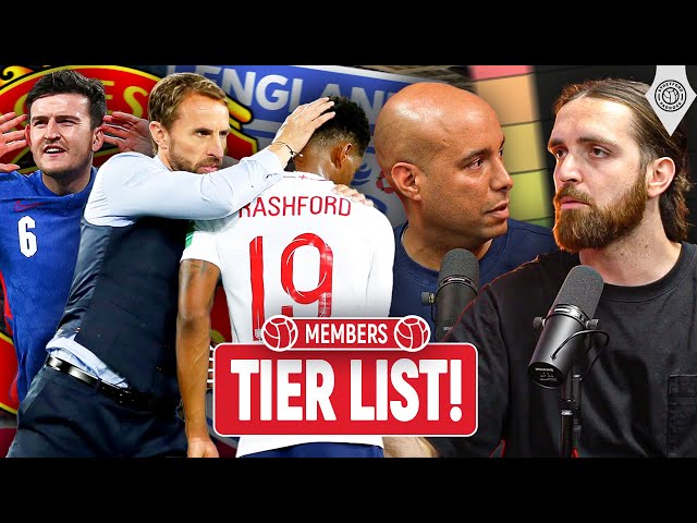 Tier List: United Players Under Southgate RANKED! | Members Exclusive