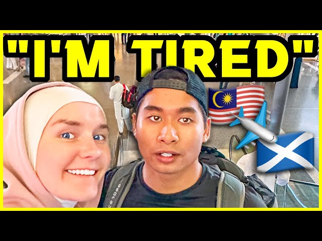 MY HUSBANDS FIRST INTERNATIONAL FLIGHT TO SCOTLAND! 😱🇲🇾🏴󠁧󠁢󠁳󠁣󠁴󠁿