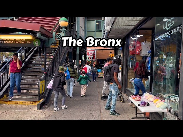 New York City Virtual Walking Tour 2024 Fordham Bronx NY