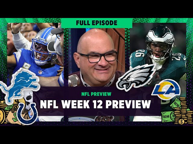 NFL Week 12 Preview: Who are the legit contenders? Lions-Colts, Eagles-Rams & more! | Bear Bets