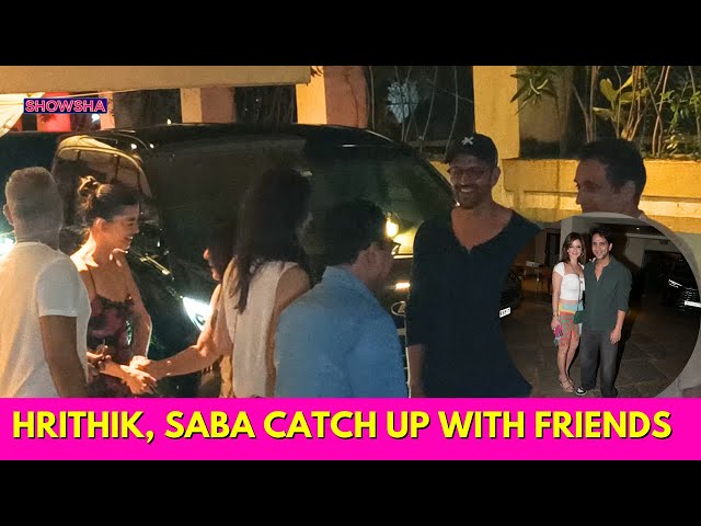 Hrithik Roshan & Girlfriend Saba Azad Hang Out With Sussanne Khan, Partner Arslan Goni | WATCH