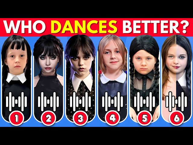 Who Dances Better? Wednesday Dance Edition #2 🖤💃 Salish Matter, Elsa, Diana, Like Nastya, Skibidi