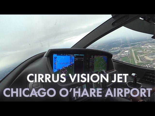 Cirrus Vision Jet Departing Chicago O'Hare Airport (KORD)