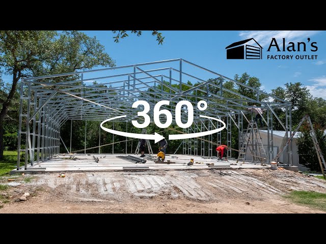 360° Timelapse: Watch Your 40x40 Building Come to Life!