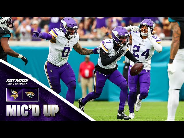 Byron Murphy Jr. Mic'd Up During Minnesota Vikings Win Over Jacksonville Jaguars Week 10