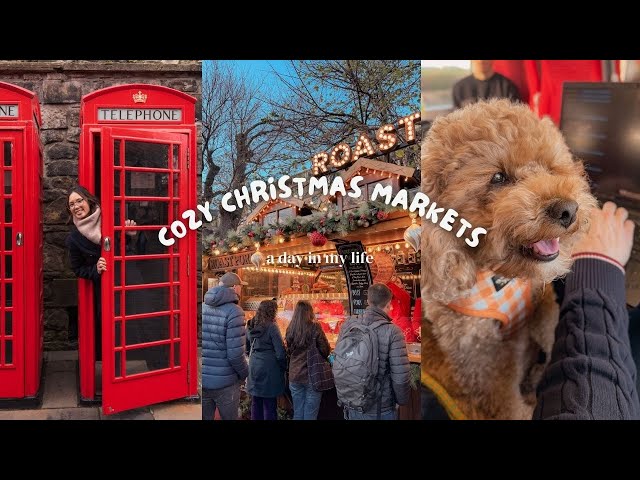 24 hours in Edinburgh 🎄 | Cozy Christmas Markets | Slow Moments with a Dog