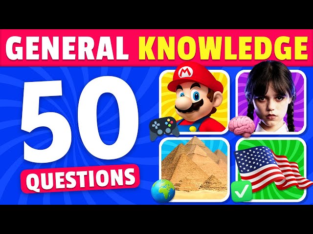 QUIZ: How Good Is Your General Knowledge? 🧠📚🤓 How Smart Are You?