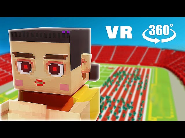 VR 360° SQUID GAME 2 (Minecraft Animation)