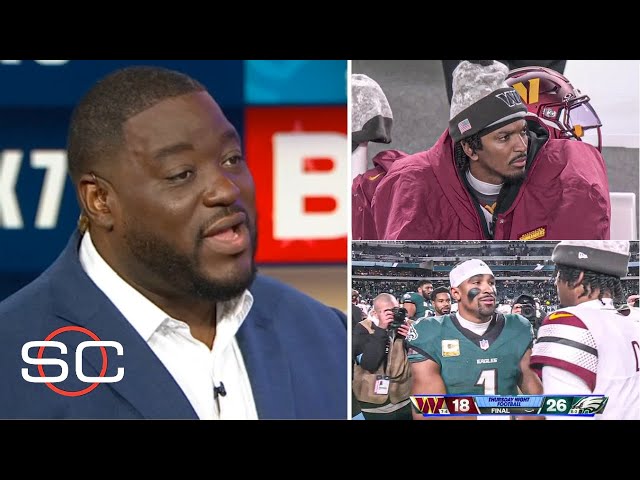 ESPN SC | Damien Woody reacts to Eagles make statement in NFC with 26-18 win over Commanders