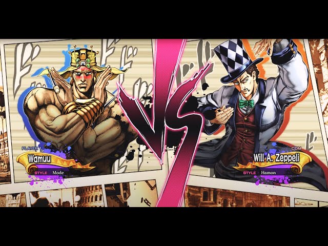 "Wamuu Faces Will Zeppeli in Round 2 – JoJo’s All-Star Battle R Part 2 | PS5 Gameplay"