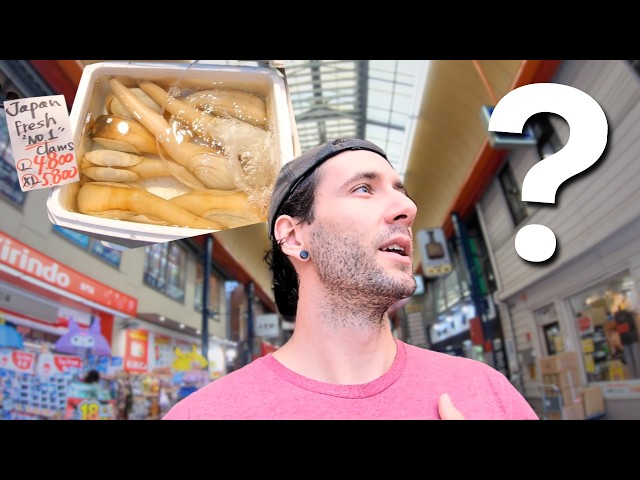 MY FIRST TIME IN A JAPANESE FOOD MARKET | Osaka | Travel