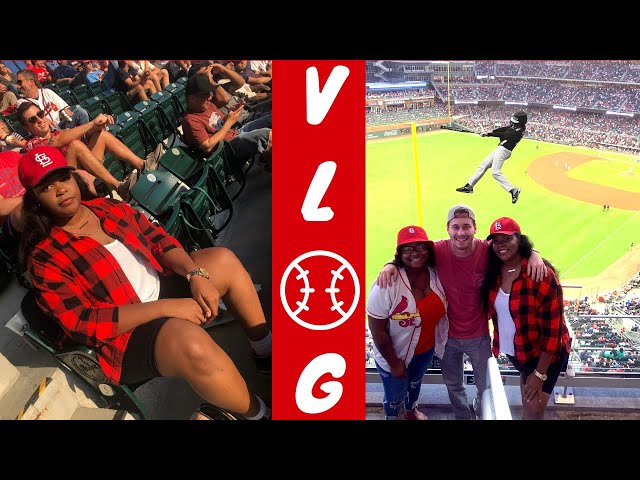 VLOG: 1ST BASEBALL GAME EVER! BRAVES vs. CARDINALS