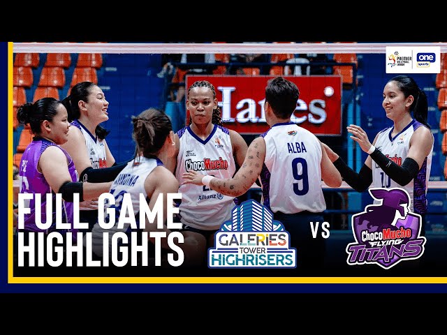 CHOCO MUCHO vs GALERIES TOWER | FULL GAME HIGHLIGHTS | 2024-25 PVL ALL-FILIPINO CONFERENCE | Nov. 14