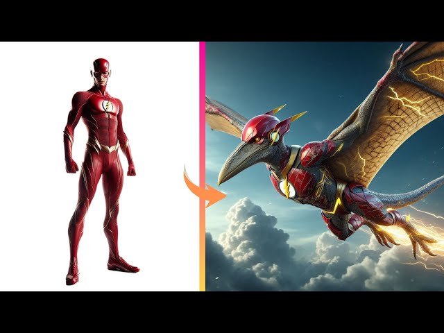 Superheroes But Pterodactyl 😦😦 (Marvel & DC) #ai #marvel #dc #superhero #spiderman #batman