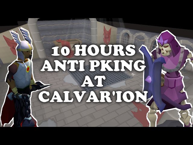 Loot from 10 Hours of Anti-Pking at Calvar'ion