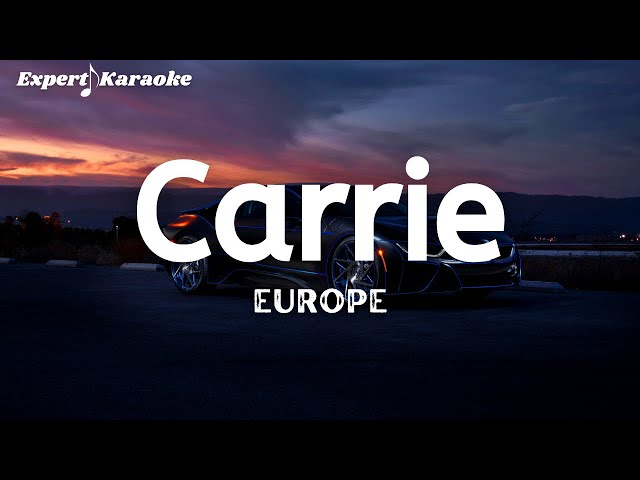 Europe - Carrie (Karaoke Version)