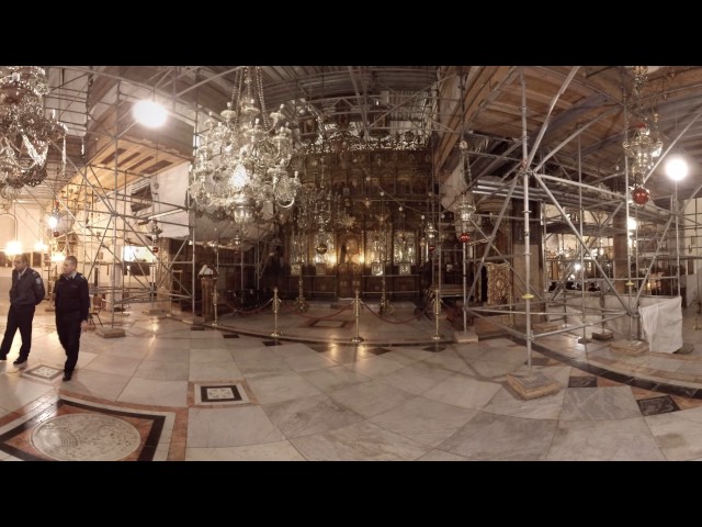 360 video: Inside Church of the Nativity, Bethlehem, Palestine