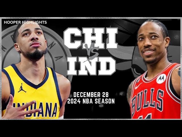 Chicago Bulls vs Indiana Pacers Full Game Highlights | Dec 28 | 2024 NBA Season